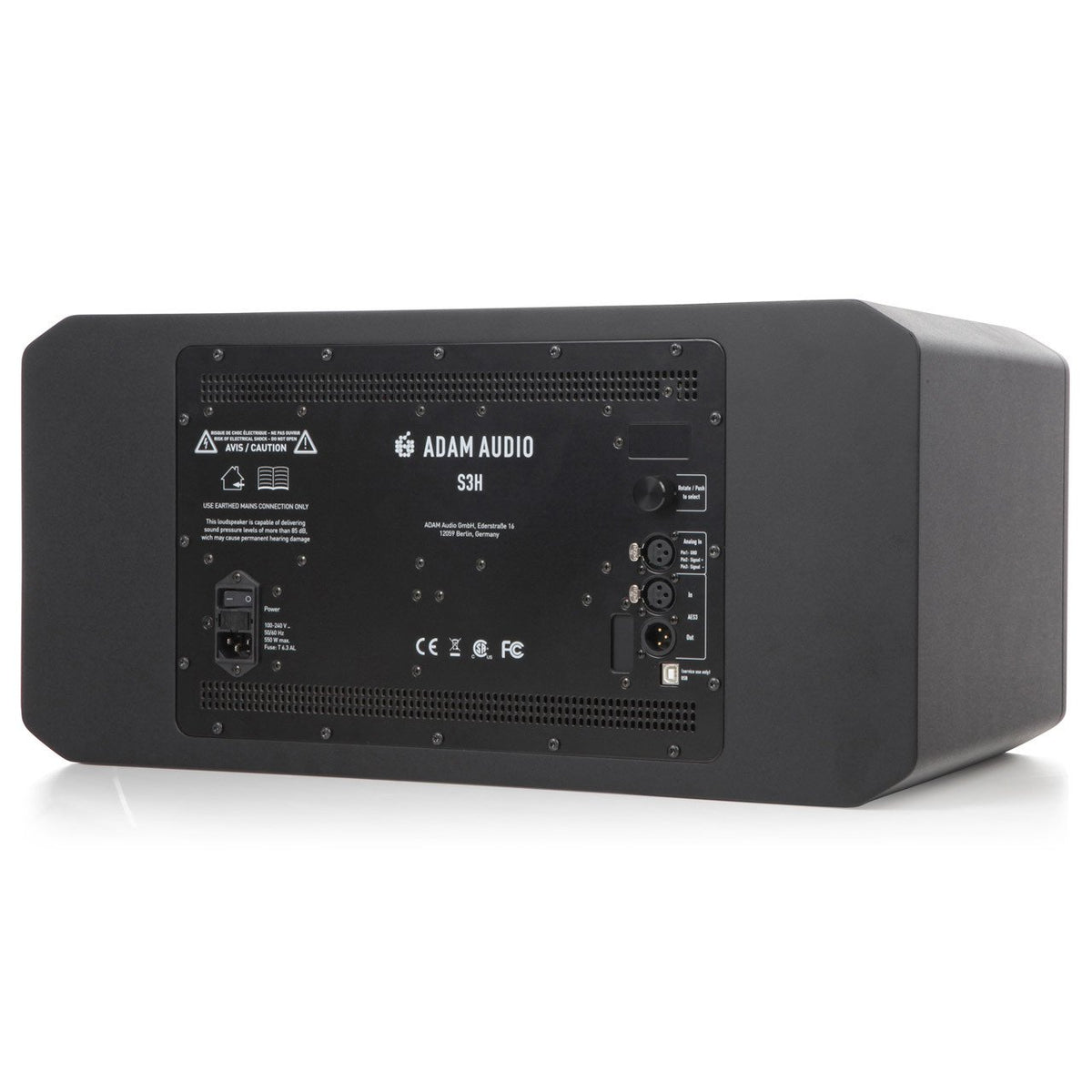 Active Studio Monitors - Adam S3H Active Midfield Studio Reference Monitors (Pair)