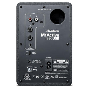 Active Studio Monitors - Alesis M1 ACTIVE 330 USB Speaker System With Audio Interface
