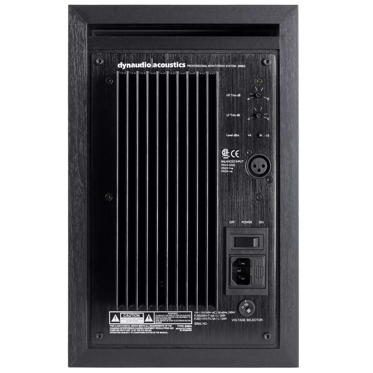 Active Studio Monitors - Dynaudio BM6A 7 Inch Active Studio Monitors (PAIR)