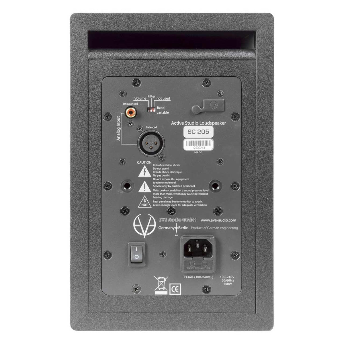 Active Studio Monitors - EVE Audio SC205 2-Way 5 Inch Active Monitors - PAIR