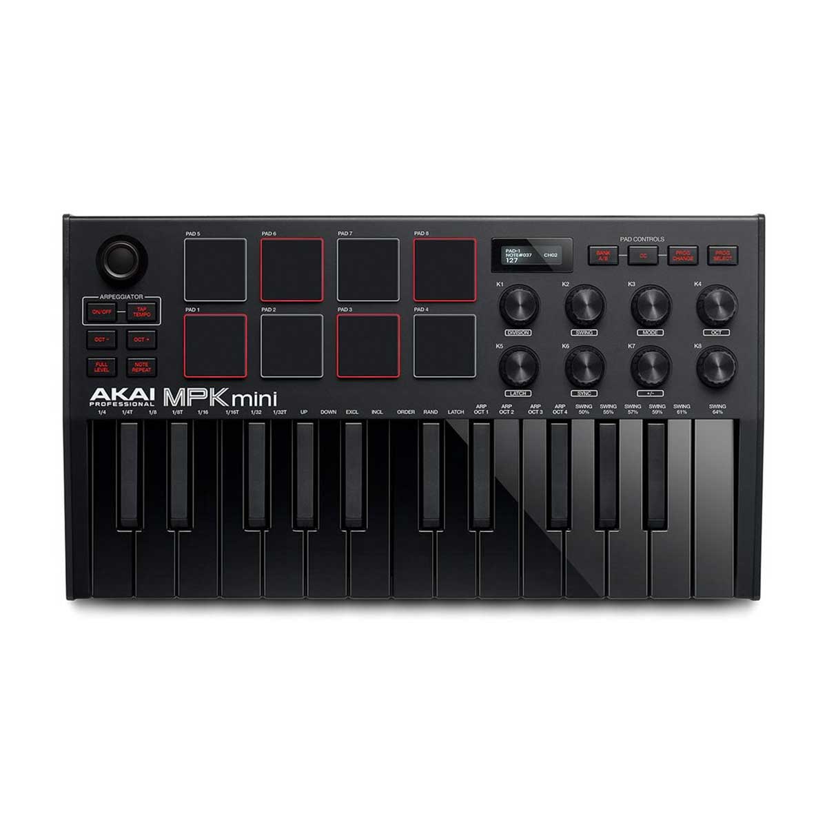 AKAI MPK Mini MK3 Compact Controller Keyboard (Black)