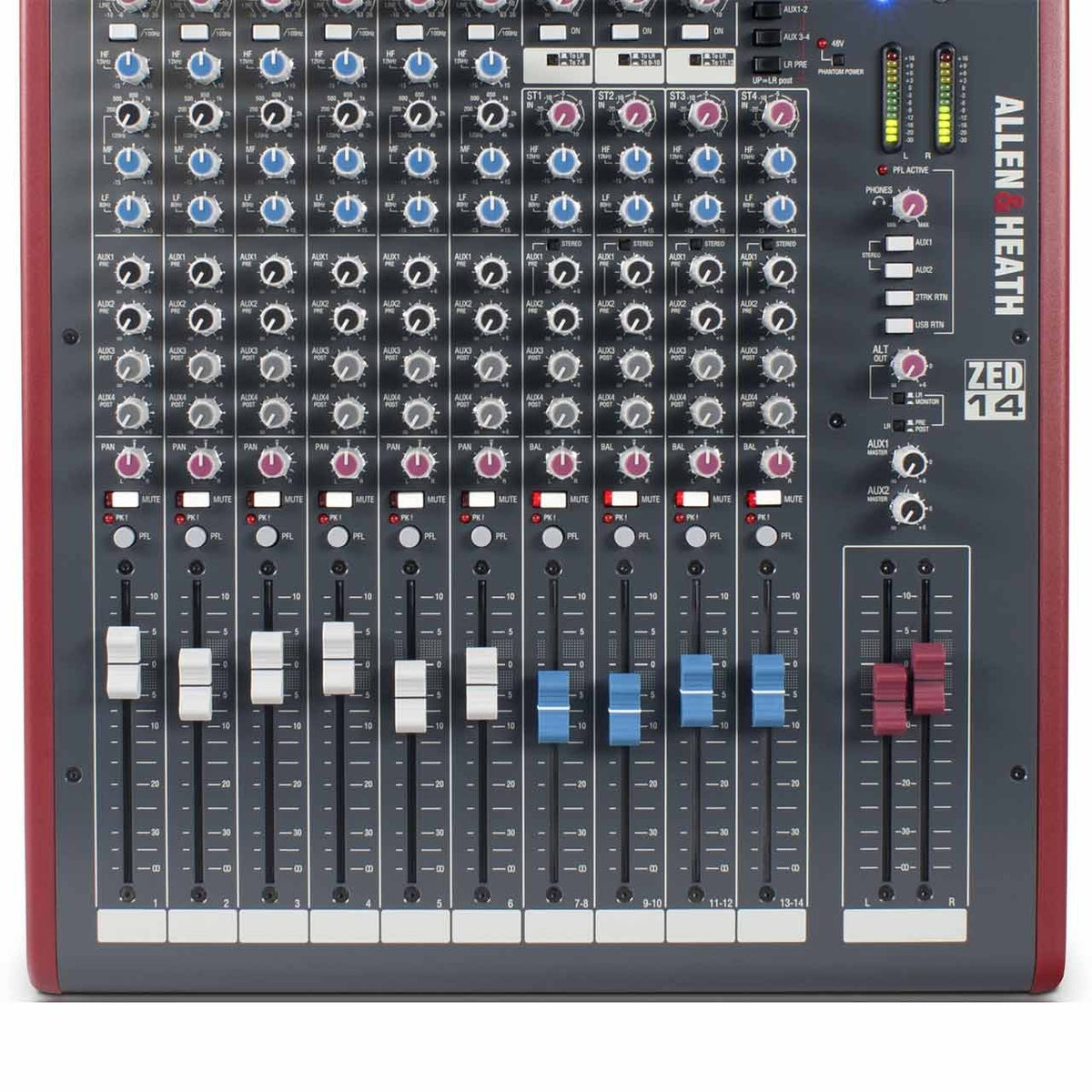Analog Mixers - Allen & Heath ZED-14 - Analogue Mixer With USB