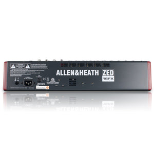 Analog Mixers - Allen & Heath ZED-16FX - Analogue Mixer With USB