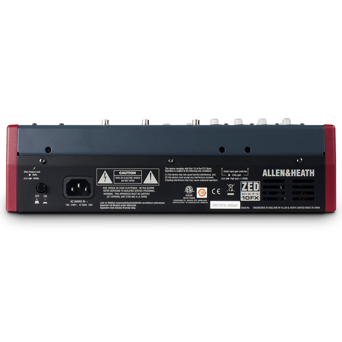 Analog Mixers - Allen & Heath ZED60-10FX - Analogue Mixer