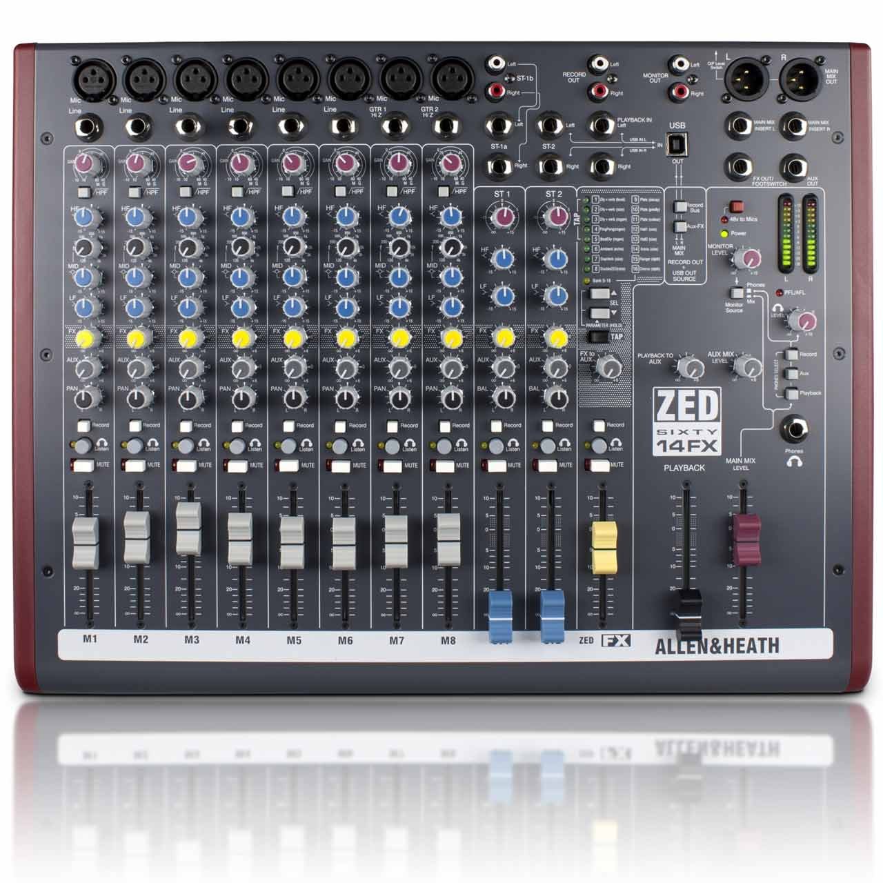 Analog Mixers - Allen & Heath ZED60-14FX - Analogue Mixer