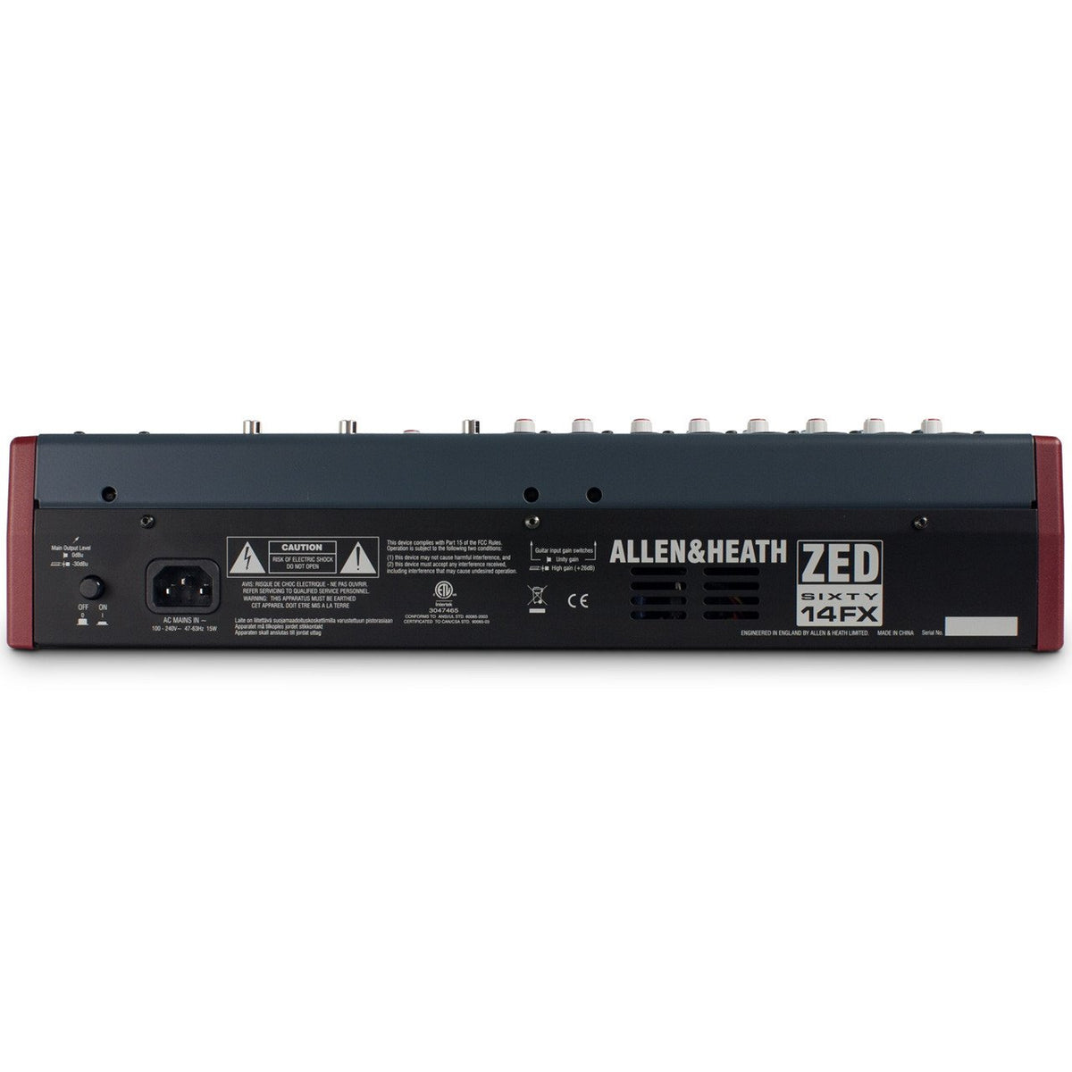 Analog Mixers - Allen & Heath ZED60-14FX - Analogue Mixer