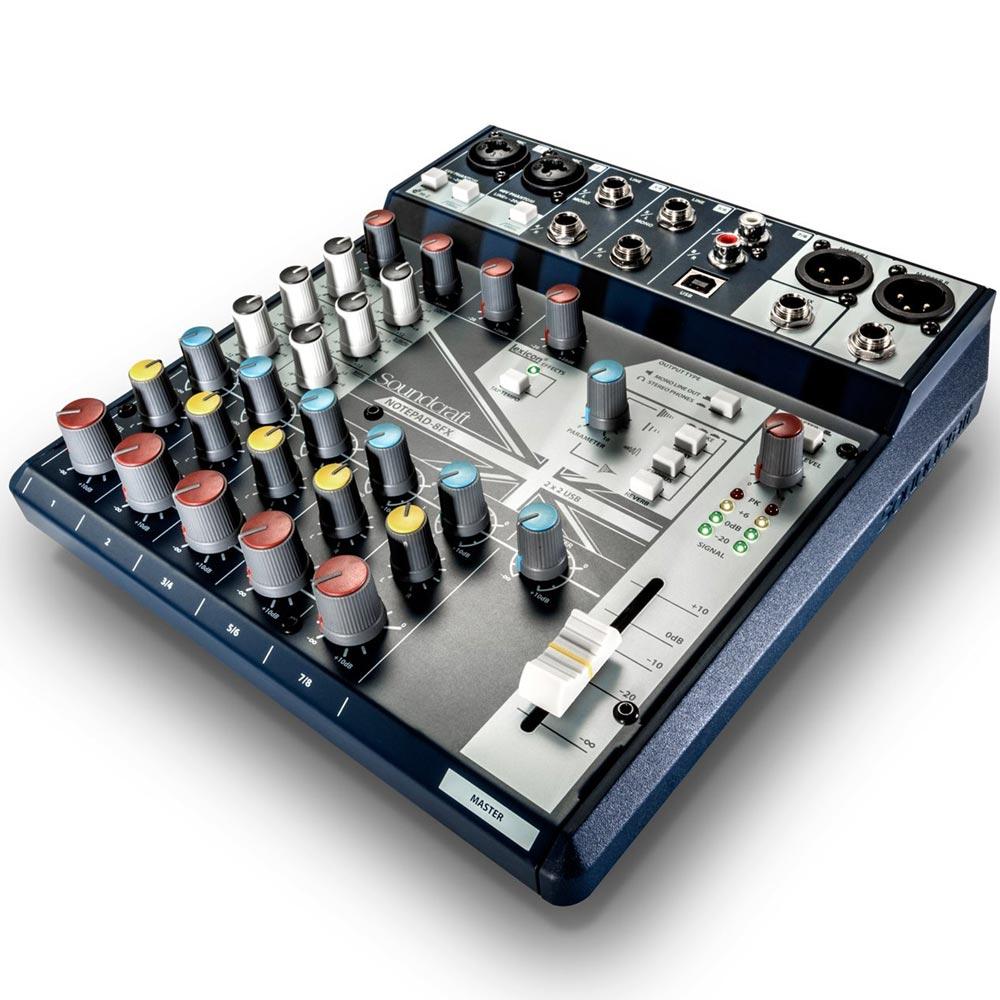 Soundcraft Notepad8FX Smallformat Analog Mixer Sounds Easy