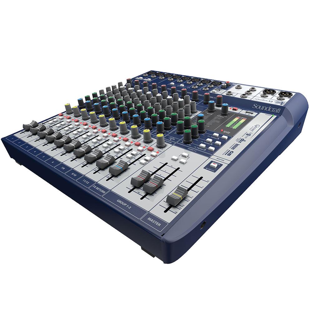 Analog Mixers - Soundcraft Signature 12 Compact Analogue Mixer