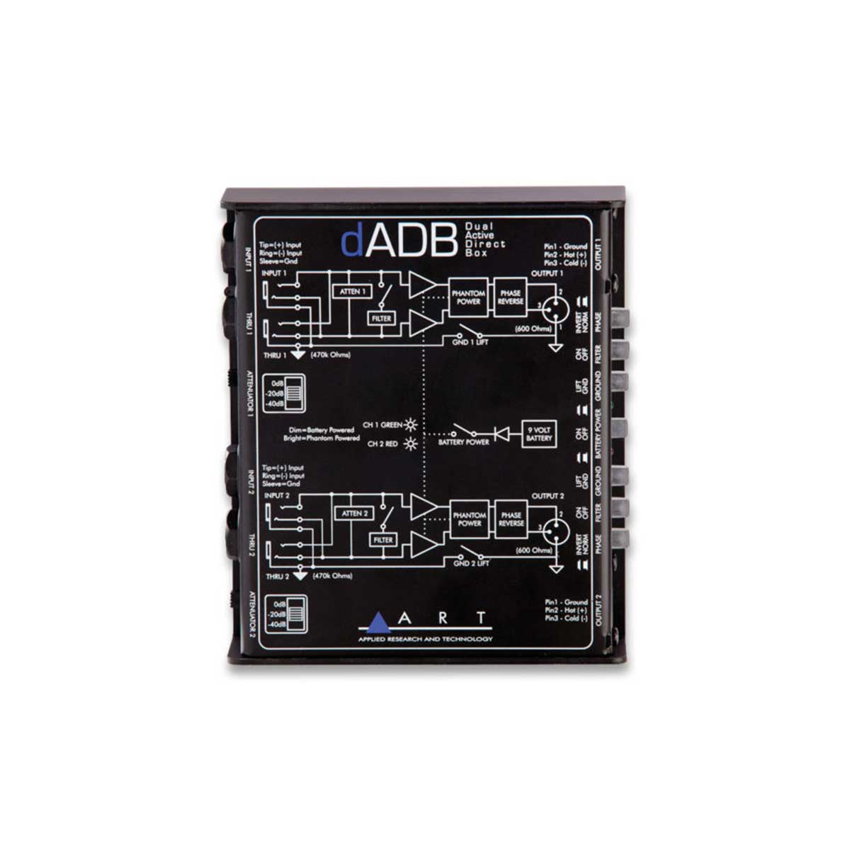 ART dADB Dual Active Direct Box