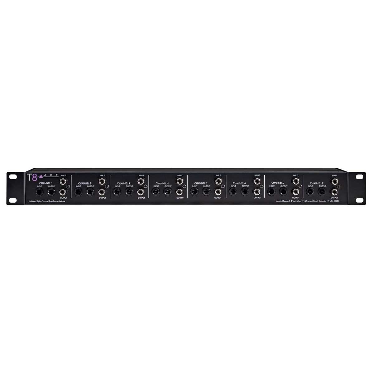 ART T8 Eight Channel Transformer/Isolator - Rack Mount
