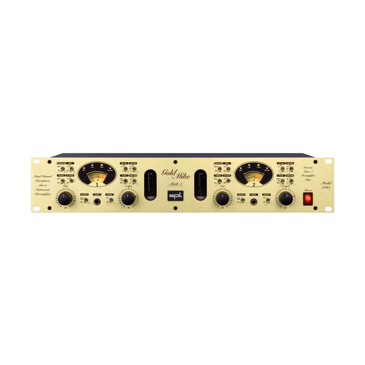 SPL GoldMike Mk2 Dual-Channel Microphone and Instrument Preamplifier