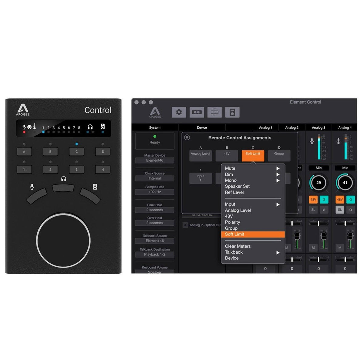 Audio Interface Accessories - Apogee Element Control Remote
