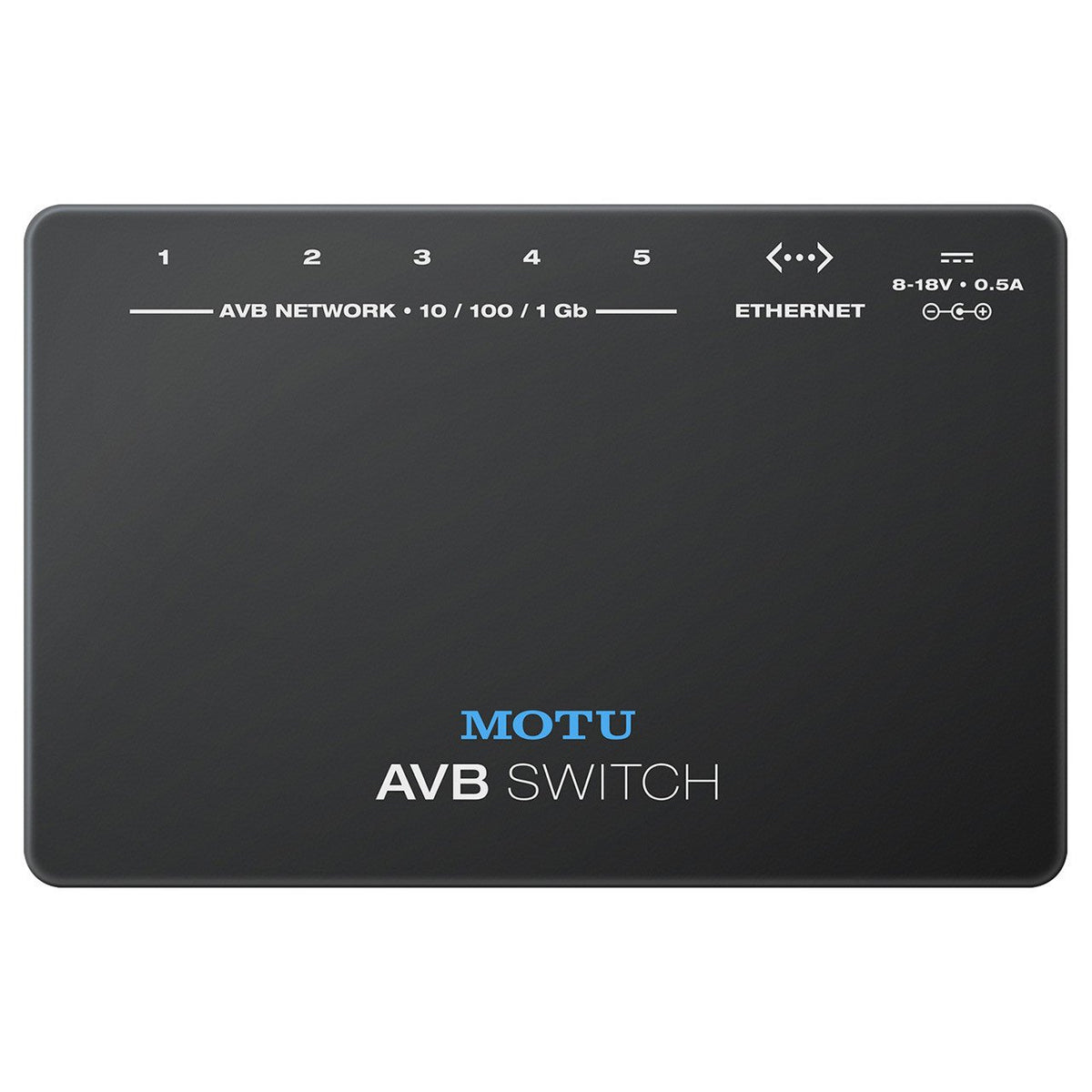 MOTU AVB Switch - Five-port AVB Ethernet switch - Sounds Easy