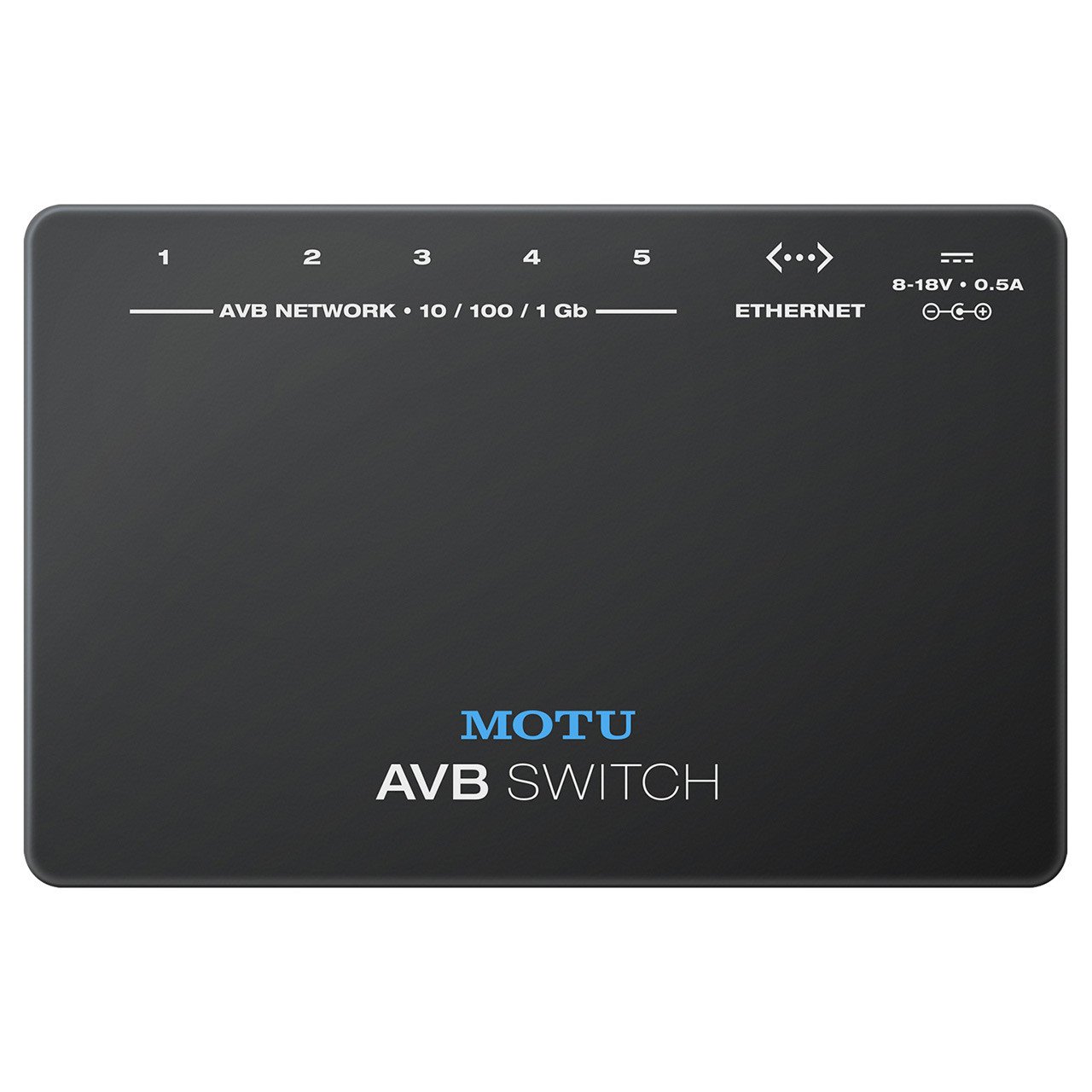 Audio Interface Accessories - MOTU AVB Switch - Five-port AVB Ethernet Switch