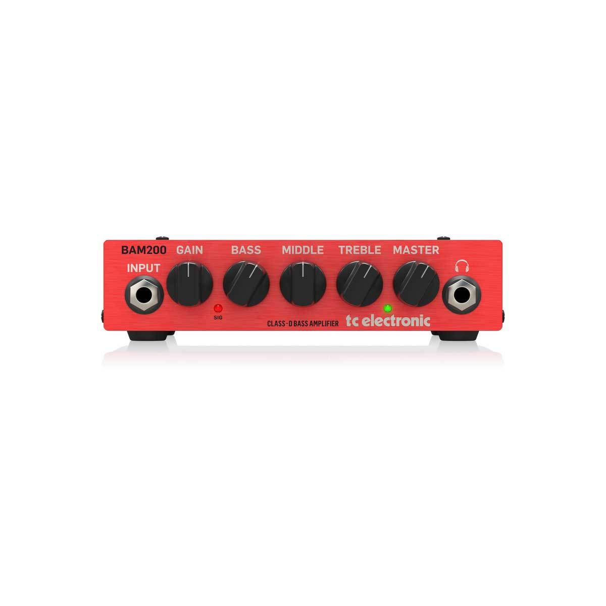 Bass Amplifiers - TC Electronic BAM200 - Ultra-Compact 200 Watt Bass Head With Class-D Amp Technology