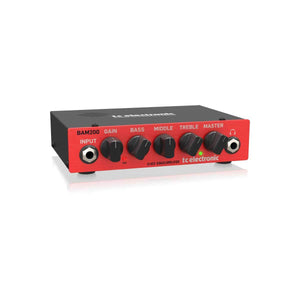 Bass Amplifiers - TC Electronic BAM200 - Ultra-Compact 200 Watt Bass Head With Class-D Amp Technology