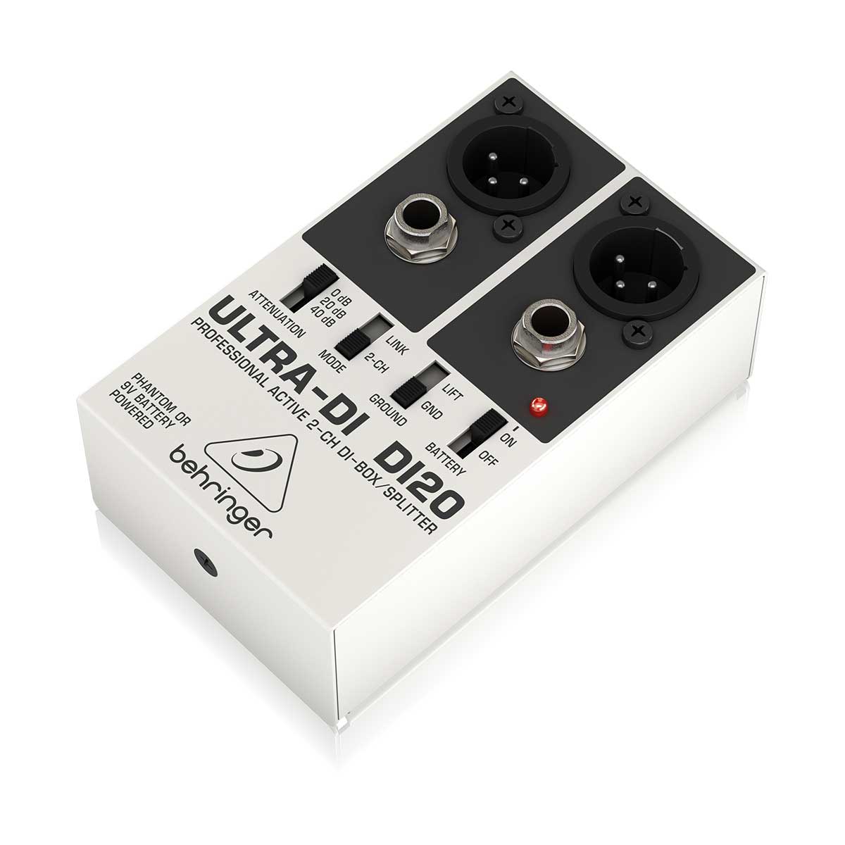 Behringer ULTRA-DI DI20 Professional Active 2-Channel DI-Box/Splitter