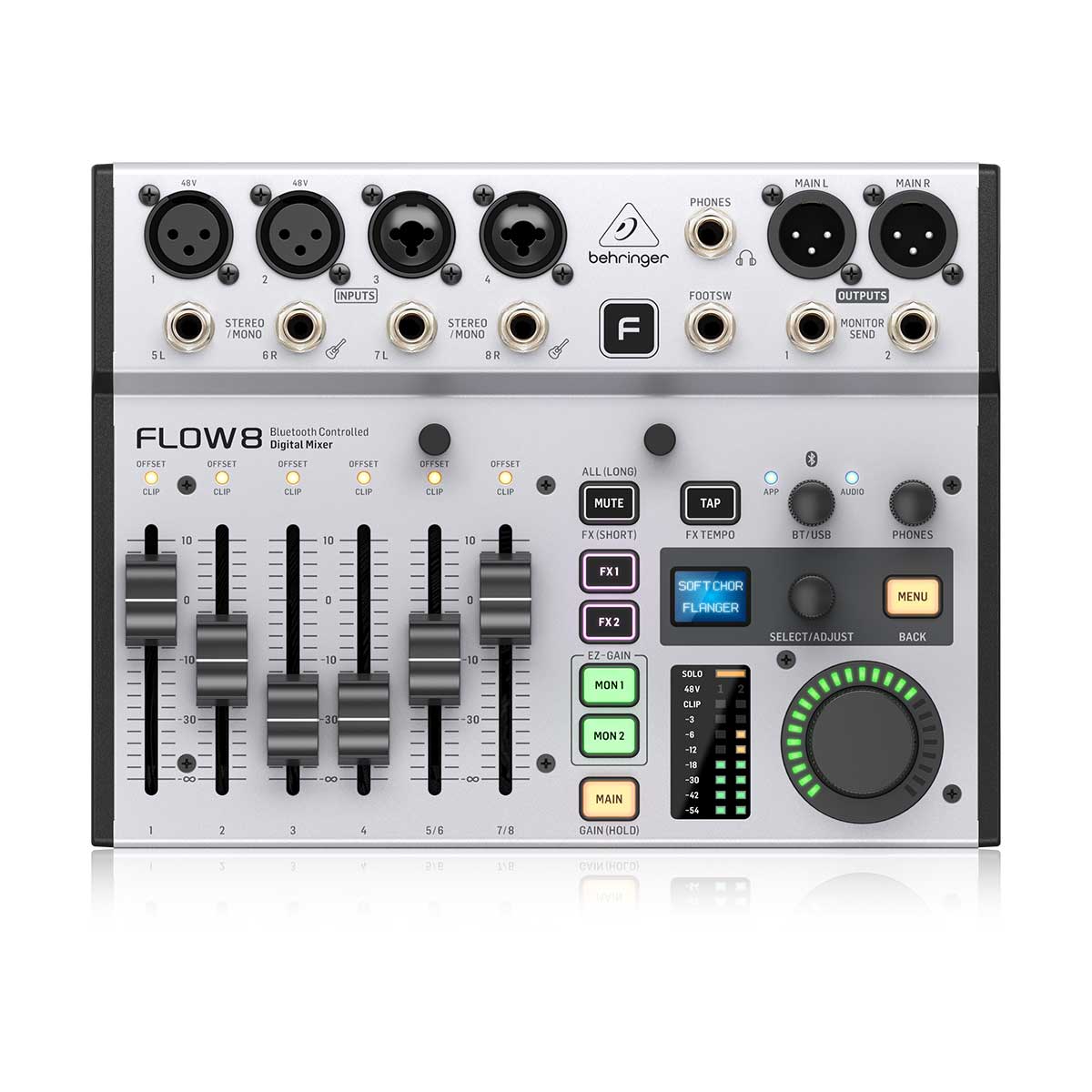Behringer Flow-8 8 Channel Digital USB Mixer with Bluetooth
