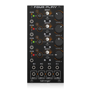 Behringer Four Play Quad Voltage Controlled Amplifiers and Mixer Module for Eurorack