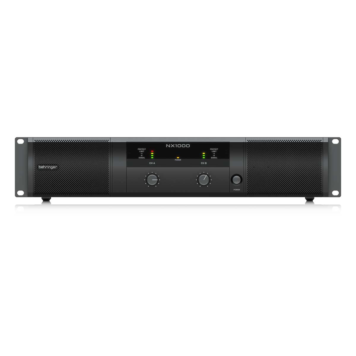 Behringer NX1000 1000 Watt Class-D Power Amplifier with SmartSense Loudspeaker Impedance Compensation