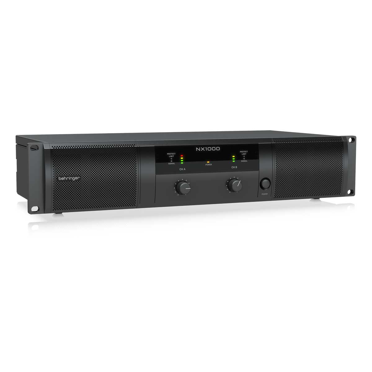 Behringer NX1000 1000 Watt Class-D Power Amplifier with SmartSense Loudspeaker Impedance Compensation