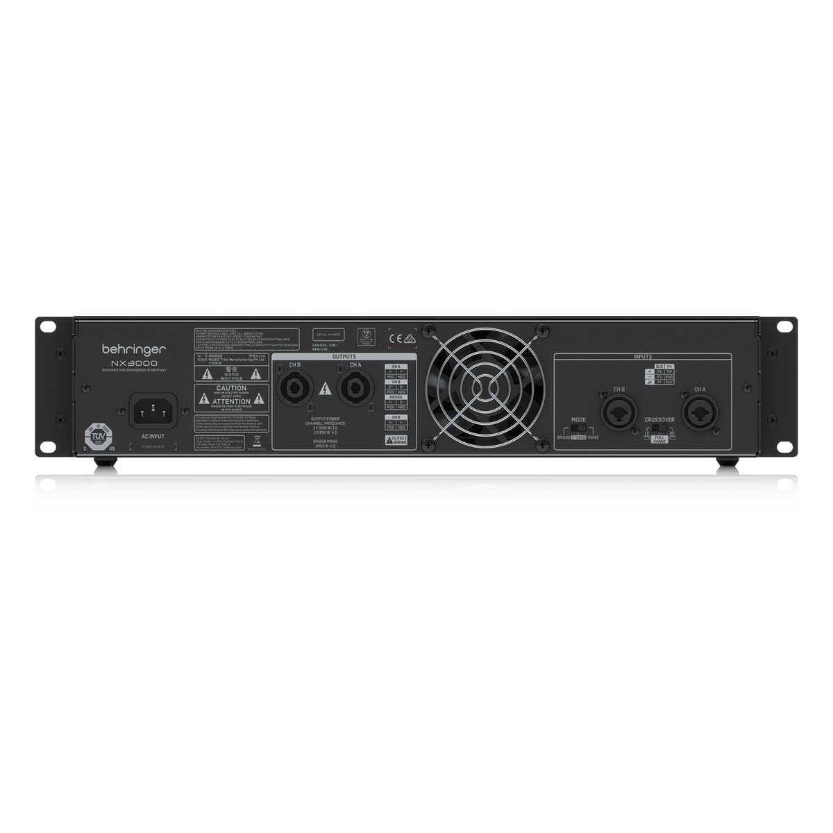 Behringer NX3000 Ultra-Lightweight 3000 Watt Class-D Power Amplifier