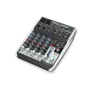 Behringer QX602MP3 6-Input 2-Bus Mixer with XENYX Mic Preamps, British EQs, MP3 Player and Multi-FX