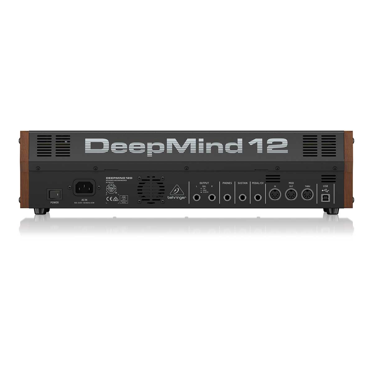 BEHRINGER DEEPMIND 12D DESKTOP POLYPHONIC SYNTH Rear