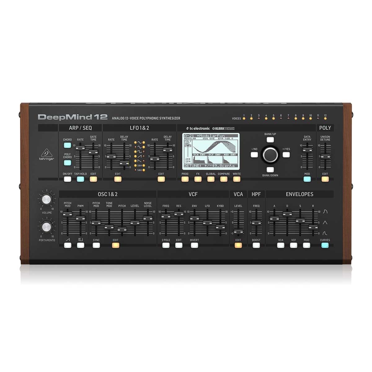 BEHRINGER DEEPMIND 12D DESKTOP POLYPHONIC SYNTH Top