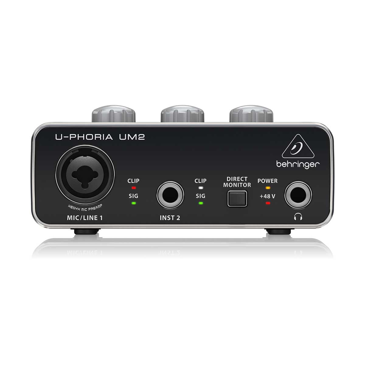 Behringer Euphoria UM2 2x2 USB Audio Interface with XENYX Mic Preamplifier