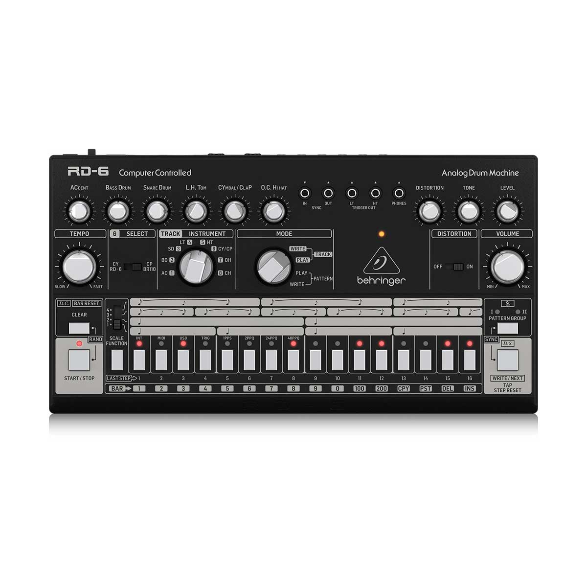 Behringer RD-6-BK Classic Analog Drum Machine