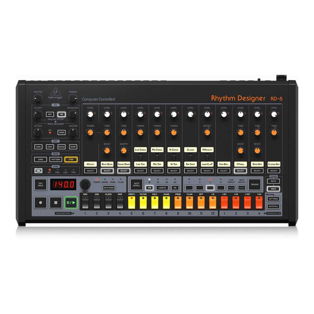 Behringer RD-8 MKII Analog Drum Machine