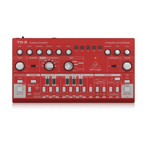 Behringer TD-3-RD Analog Bass Line Synthesizer (Red)