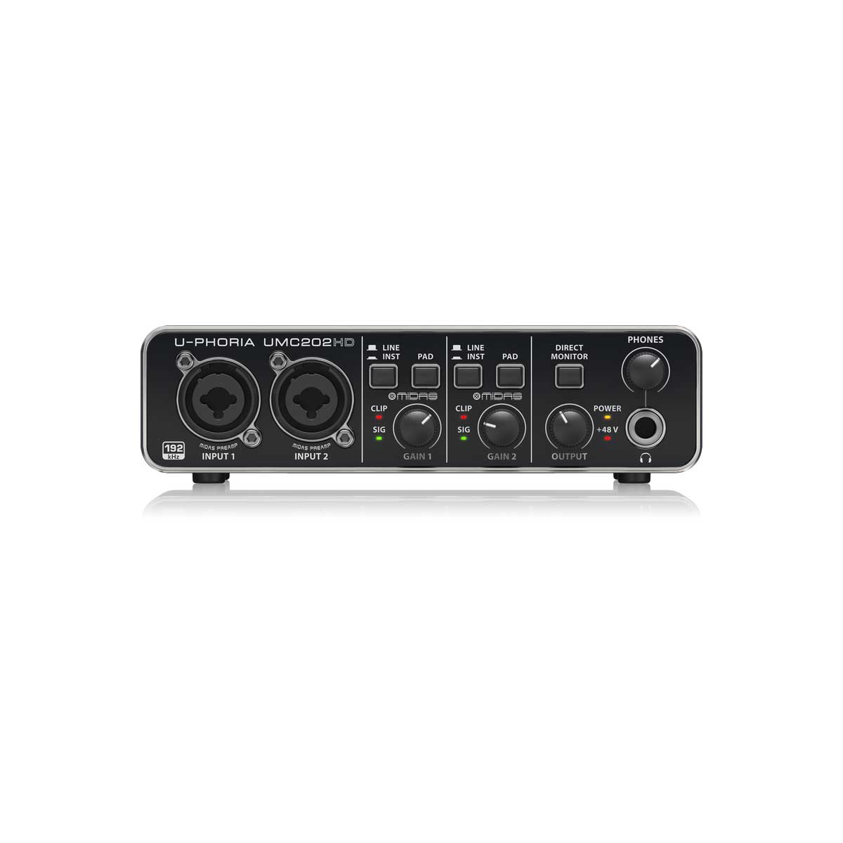 Behringer U-Phoria UMC202HD 2in/2Out USB Audio Interface