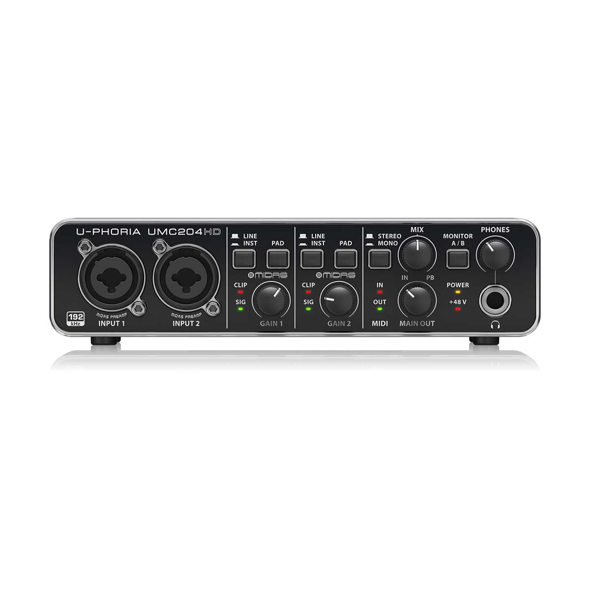BEHRINGER U-PHORIA UMC204HD INTERFACE