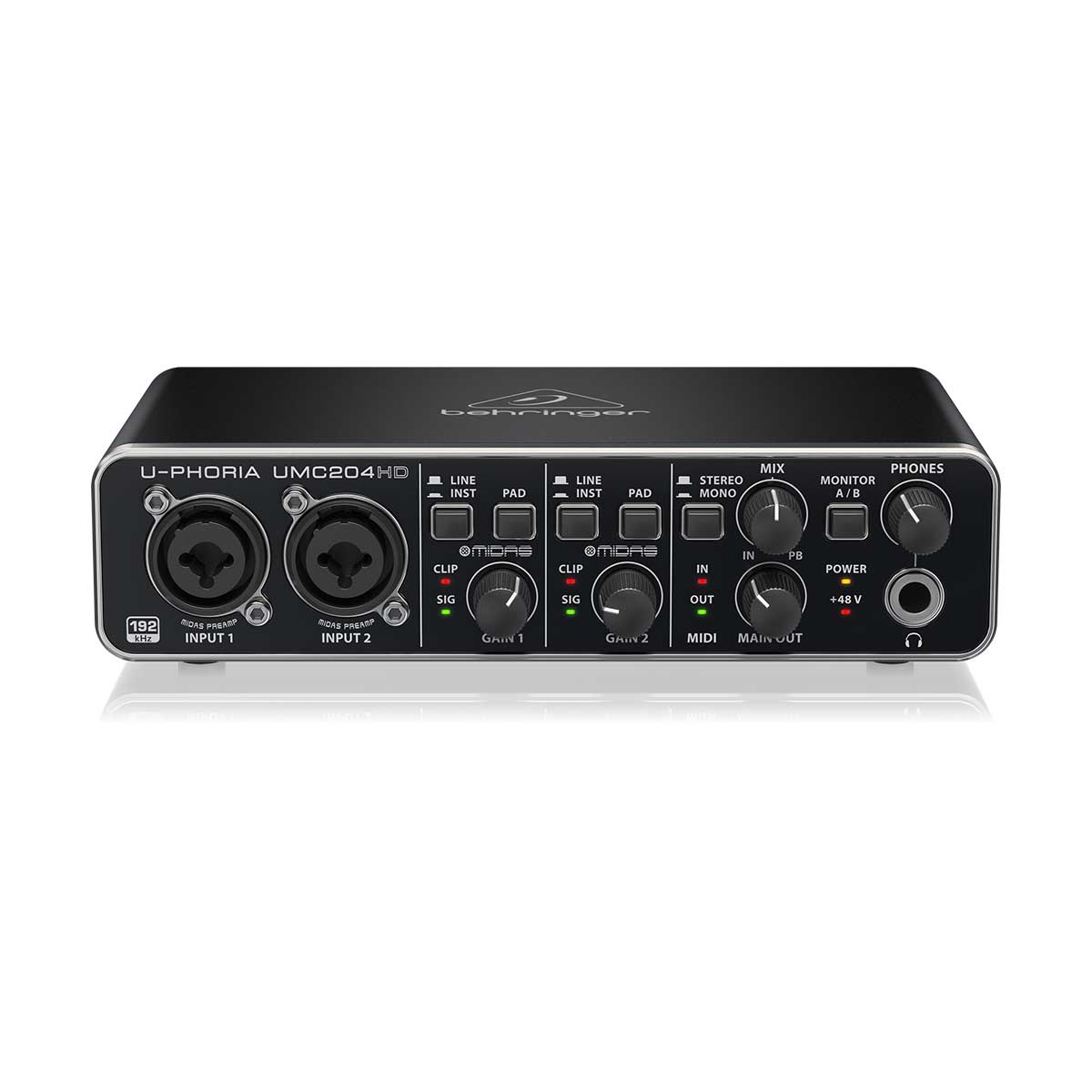 BEHRINGER U-PHORIA UMC204HD INTERFACE