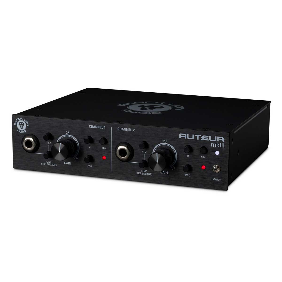 Black Lion Audio Auteur MKIII – 2-Channel Transformer-Coupled Microphone Preamplifier