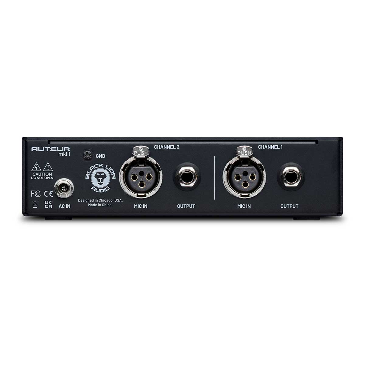 Black Lion Audio Auteur MKIII – 2-Channel Transformer-Coupled Microphone Preamplifier