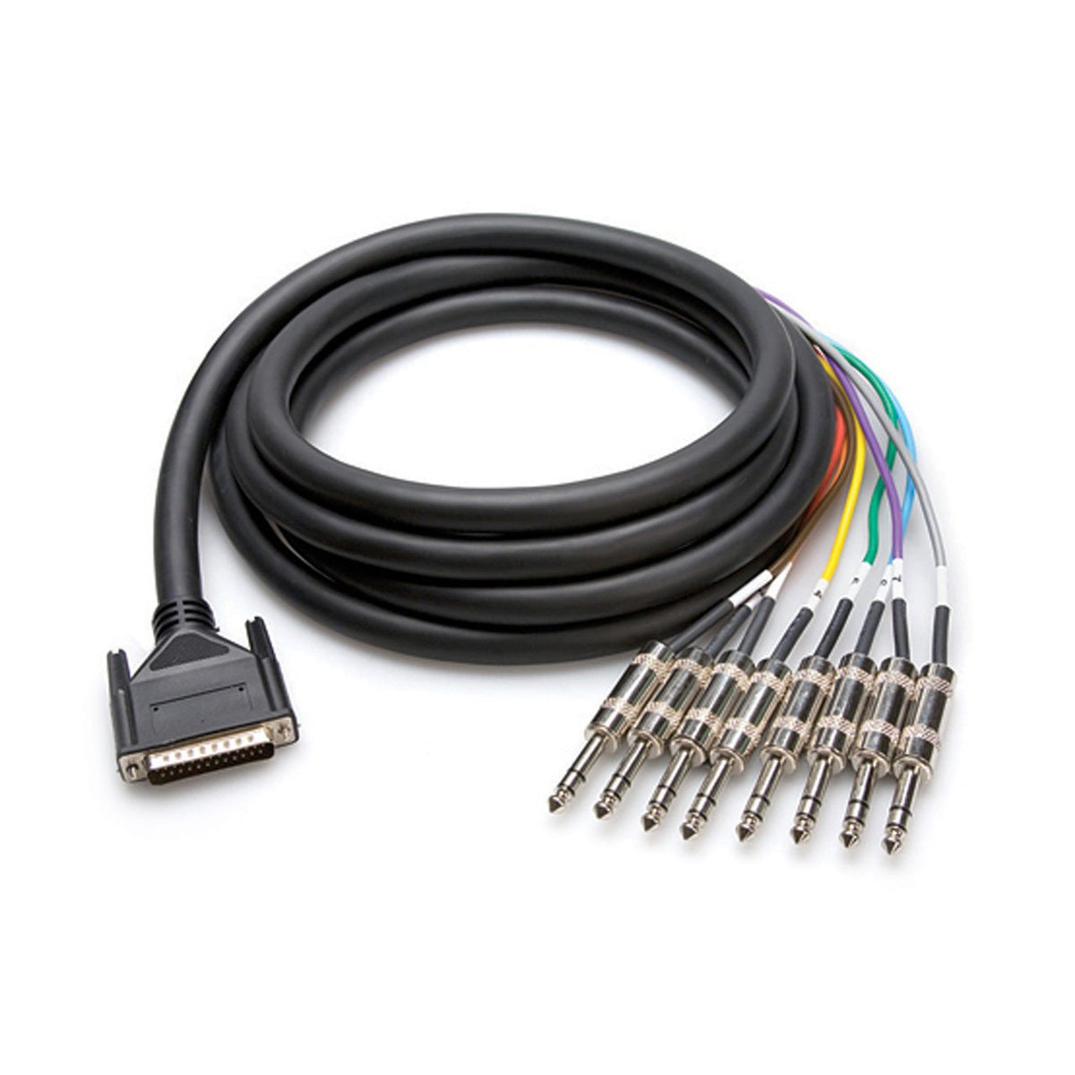 Cables & Adapters - HOSA Balanced Snake 8 X 1/4 TRS To DB25 Cable