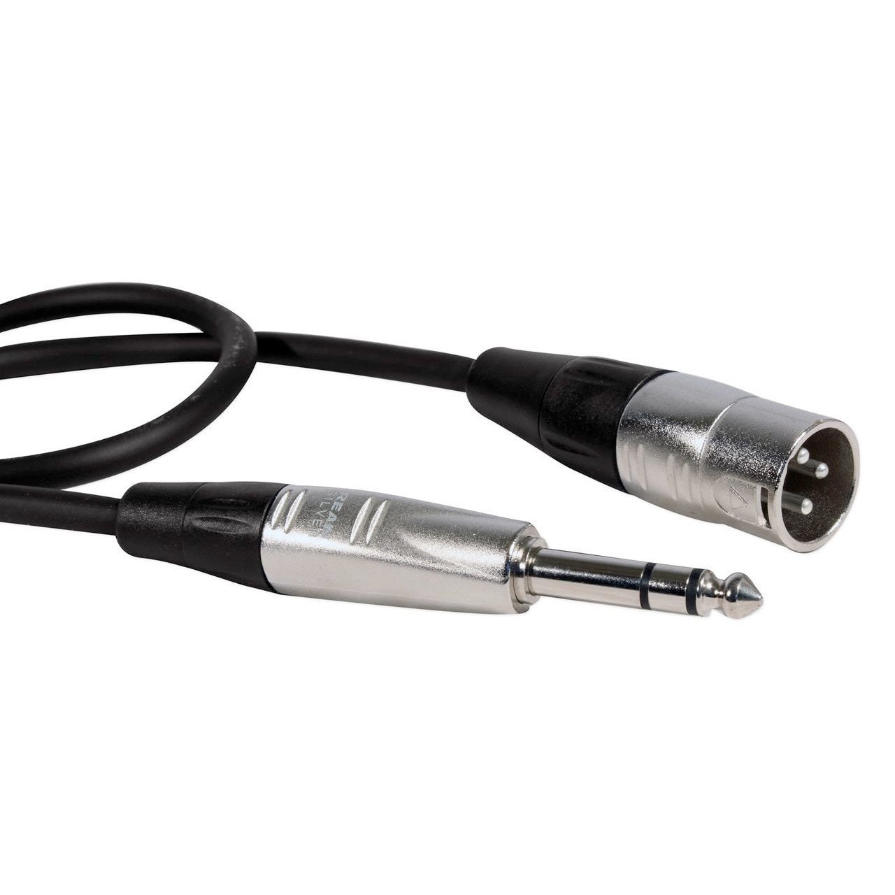 Cables & Adapters - HOSA Pro Balanced Interconnect REAN 1/4 In TRS To XLR3M