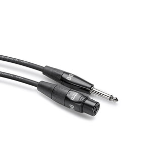 Cables & Adapters - HOSA Pro HMIC-HZ - REAN XLR3F To 1/4 In TS