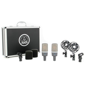 Condenser Microphones - AKG C214 Large-diaphragm Condenser Microphone MATCHED PAIR