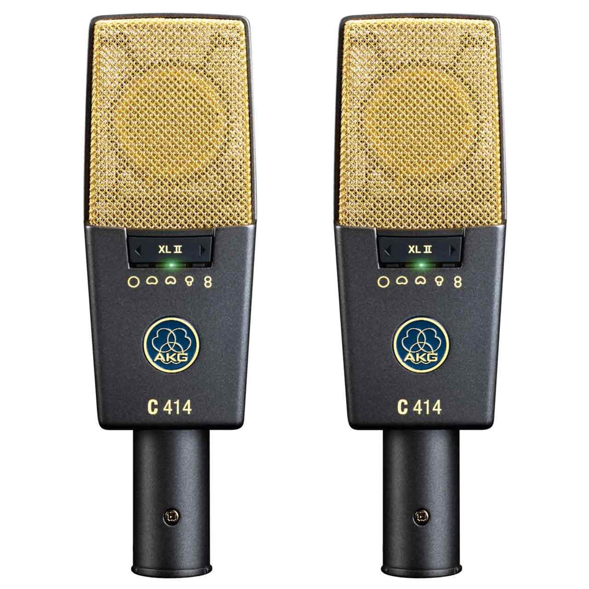 Condenser Microphones - AKG C414 XLII Multi-Pattern Condenser Microphone MATCHED PAIR
