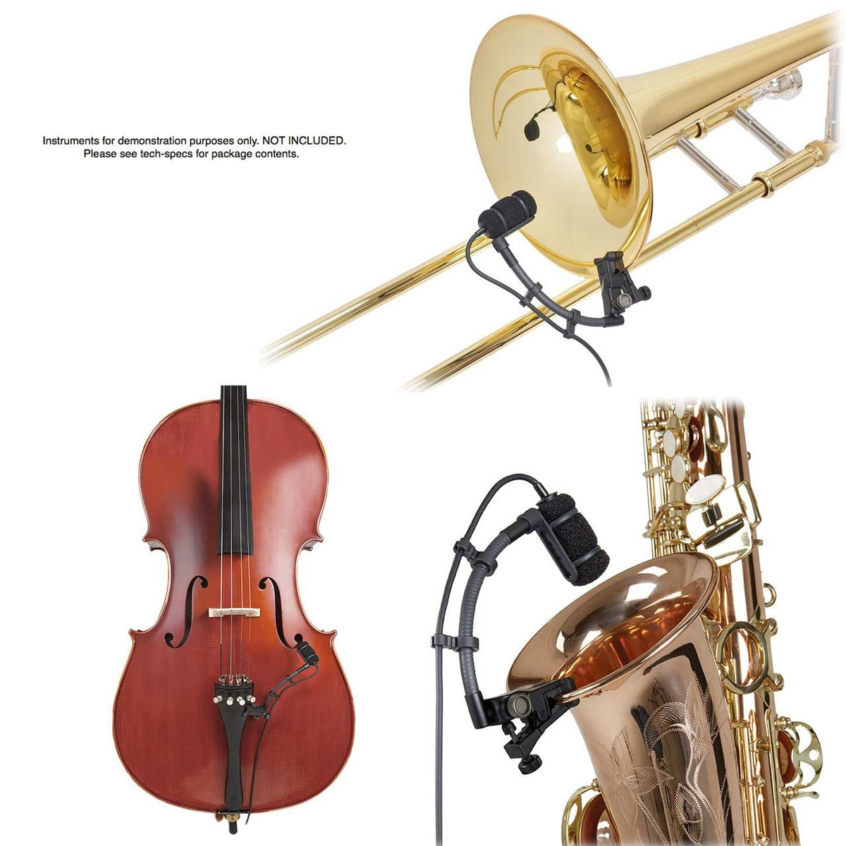 Condenser Microphones - Audio-Technica ATM350U Cardioid Condenser Instrument Microphone