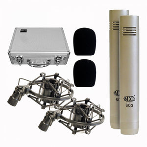 Condenser Microphones - MXL 603 PAIR Instrument Microphones
