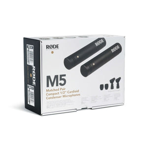 Condenser Microphones - RODE M5 Matched Pair Compact 1/2" Condenser Microphones