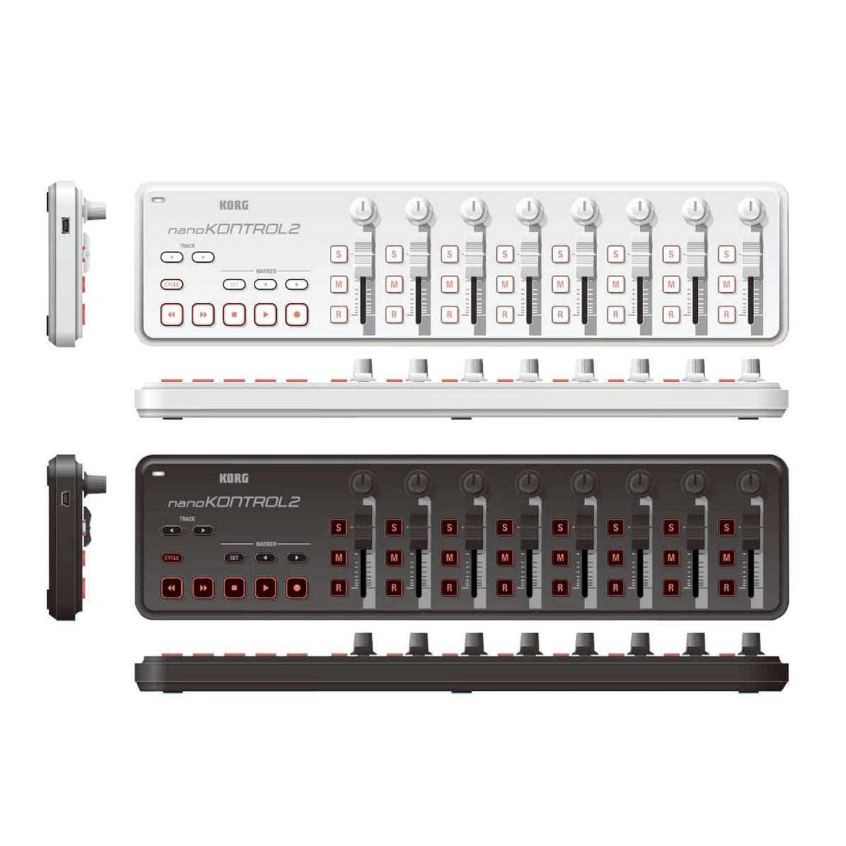 Control Surfaces - Korg NanoKONTROL 2 Slim-Line USB Control Surface WHITE