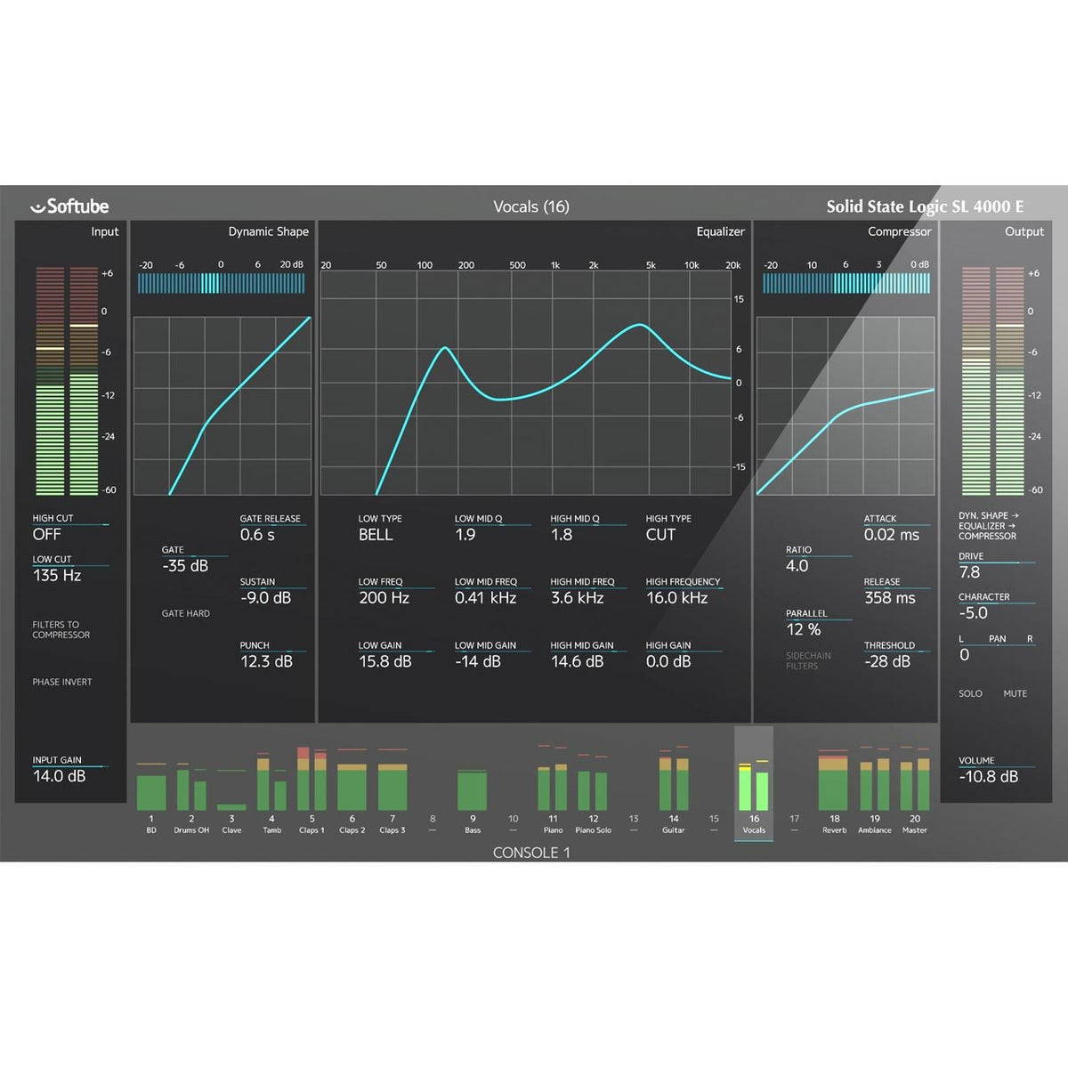 Control Surfaces - Softube Console 1 MKII - Integrated Hardware/Software Mixer