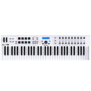 Controller Keyboards - Arturia KeyLab Essential 61 Semi-Weighted USB MIDI Controller Keyboard