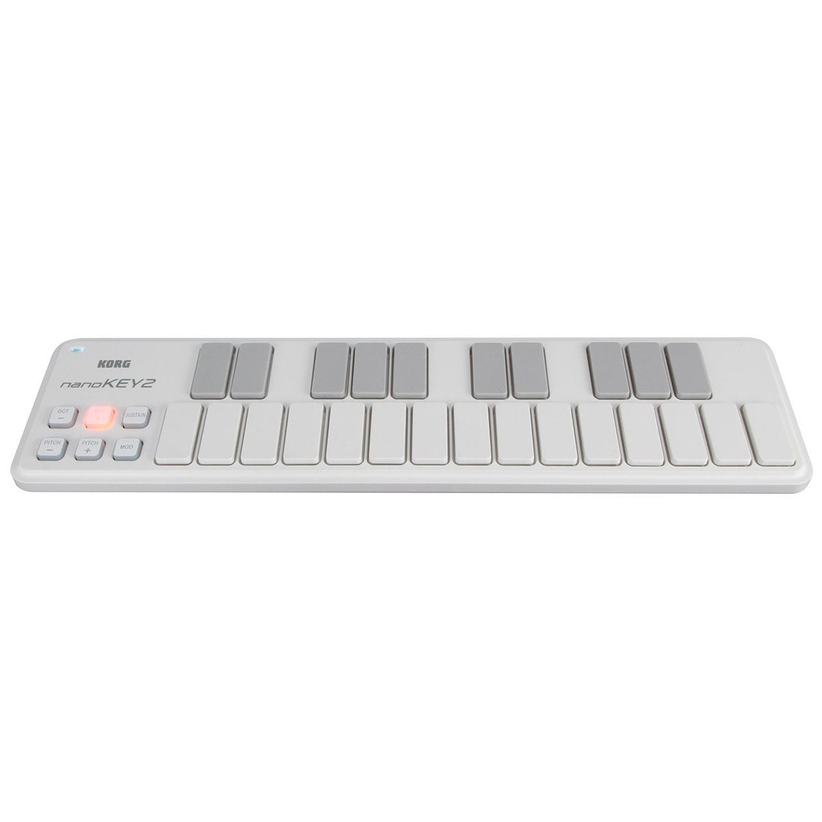 Controller Keyboards - Korg NanoKEY2 25-Key Portable USB Controller Keyboard WHITE